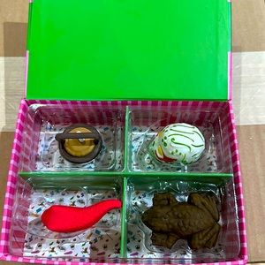 Harry Potter Honeydukes Set of 4 Erasers, Brand New